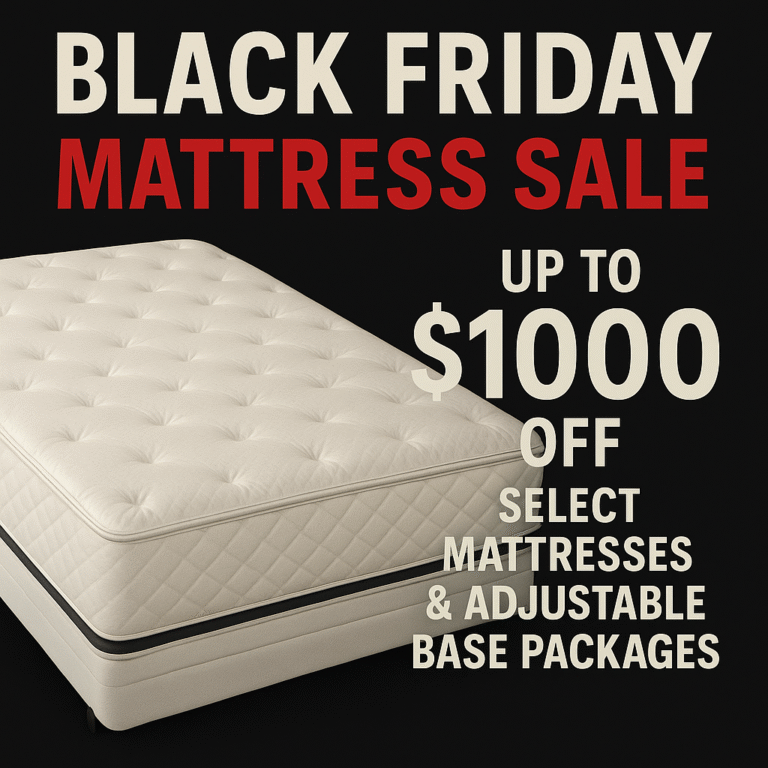 Black Friday Mattress Deals in Murfreesboro, TN – Up to $1000 Off Select Mattresses & Adjustable Base Packages