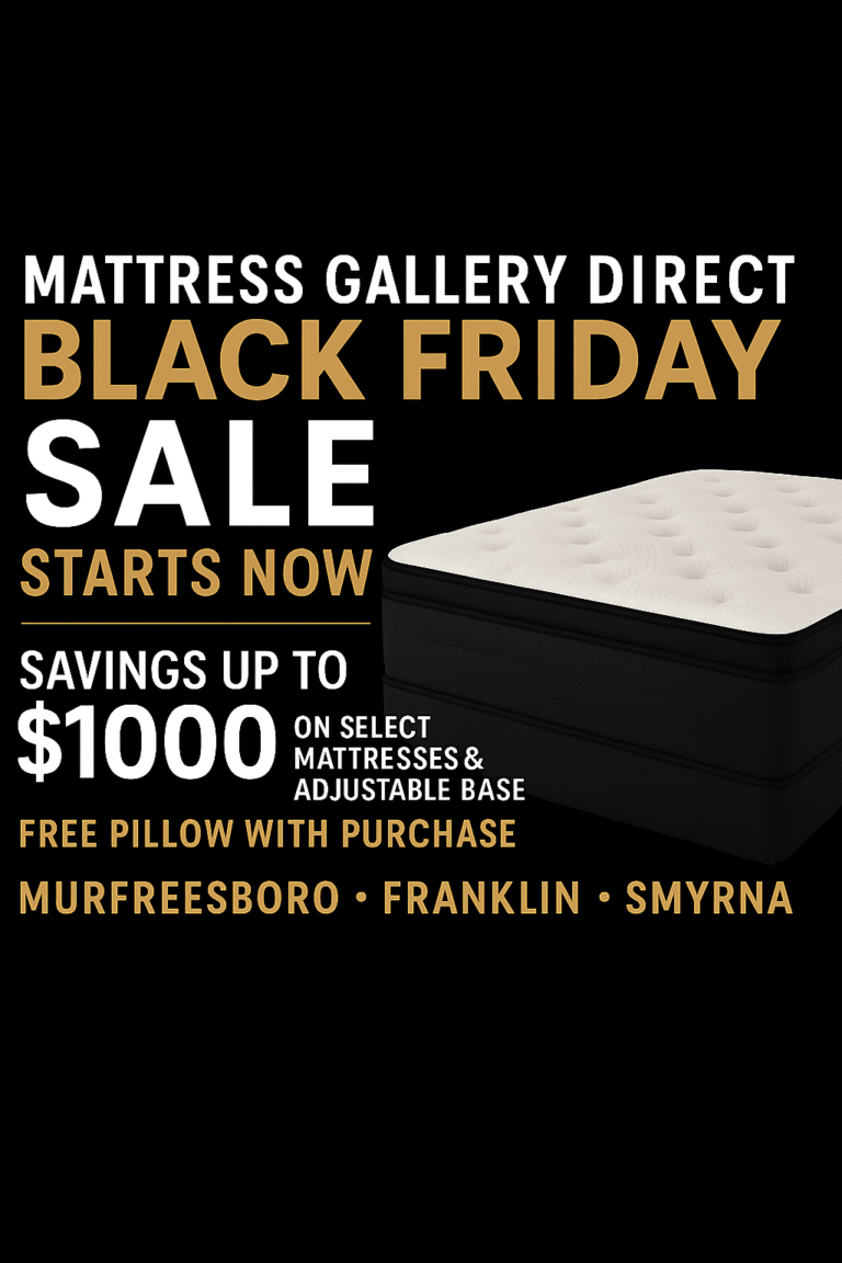 🛍️ Mattress Gallery Direct Black Friday Sale Starts NOW!