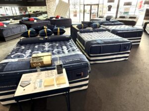Stearns & Foster luxury mattress on display in Murfreesboro TN showroom